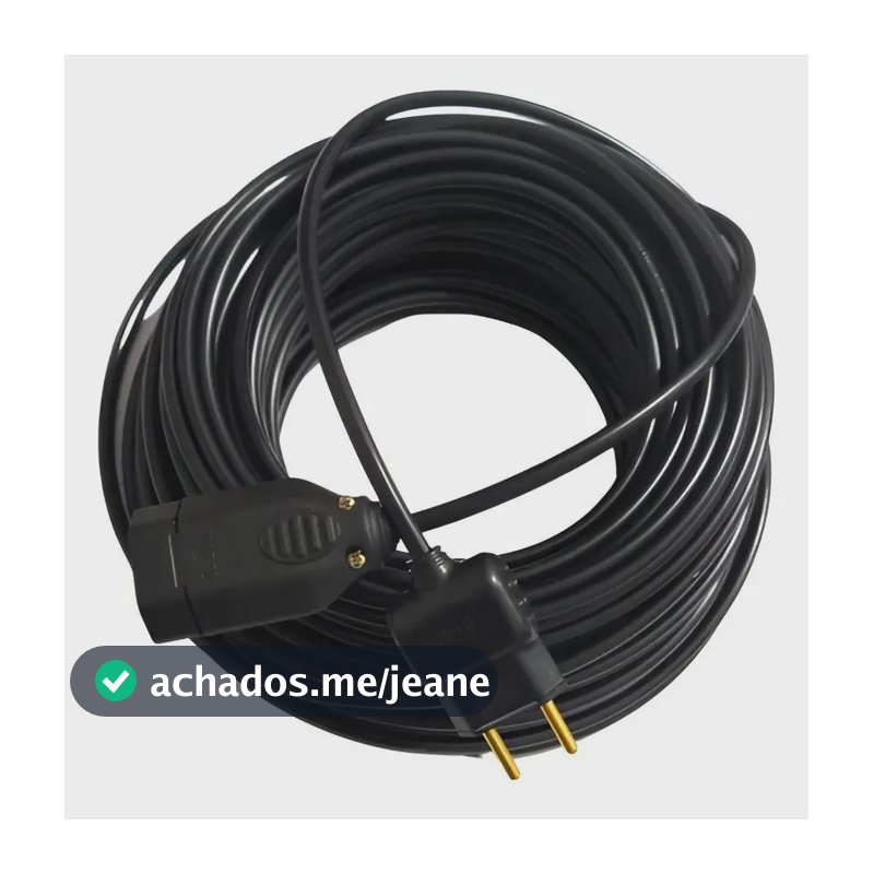 Extensão Eletrica 30 Metros Reforçada Profissional 10/20a Co