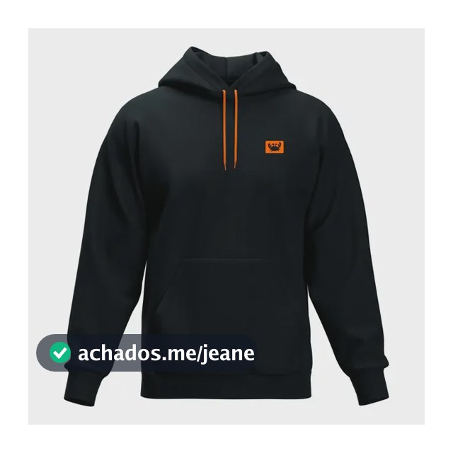 Moleton Capuz Blusa De Frio Lisa Cordão Neon Canguru Macio