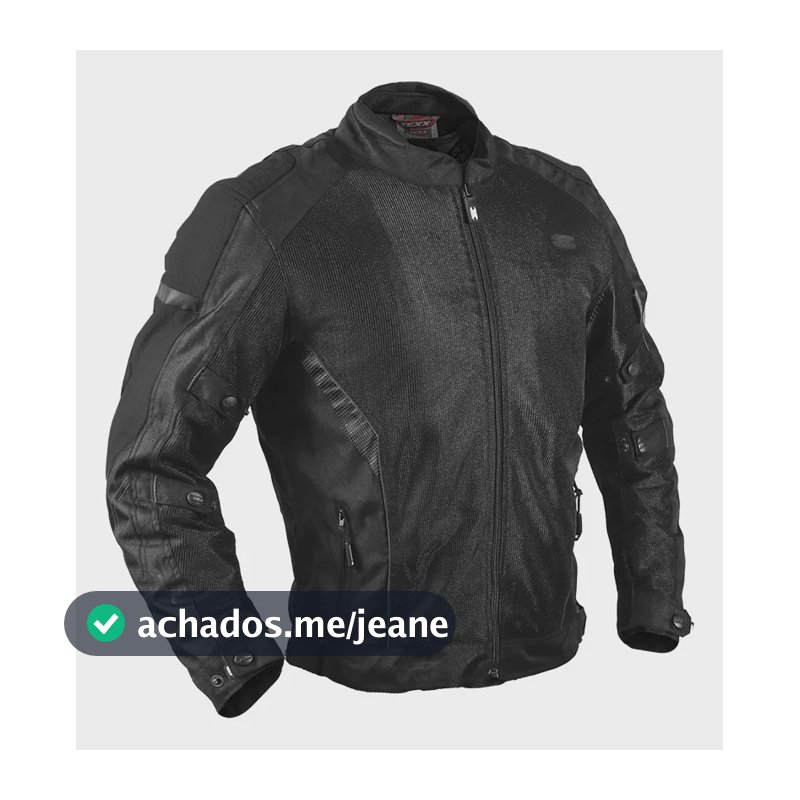 Jaqueta Moto Texx Saga Four Season V2 Masculina Impermeável Preto Xxl (2xl)