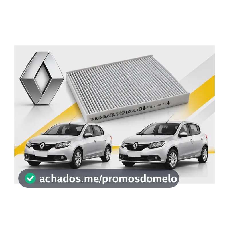 Filtro Ar Condicionado Sandero Logan Duster Captur Original