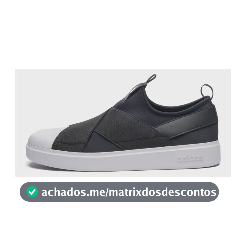 Tênis Feminino Streettalk Slip On adidas Preto Liso 36 Br