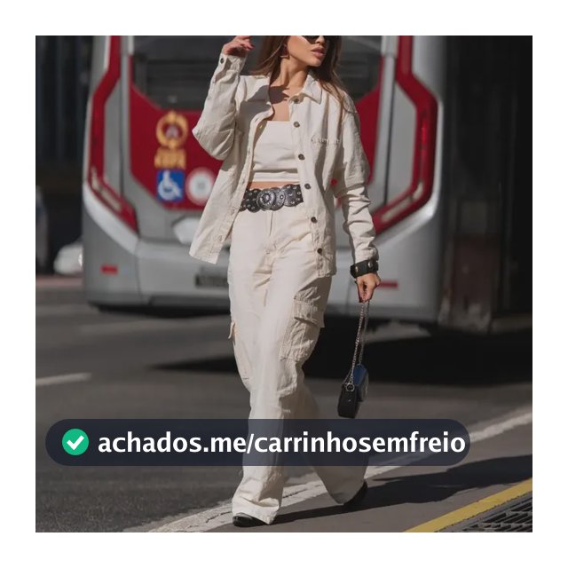 Conjunto Calça Cargo E Camisa Oversized Feminina Moda Jeans