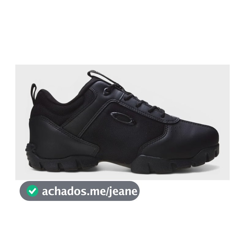 Tênis Battle Masculino Oakley Black Liso 39 Br
