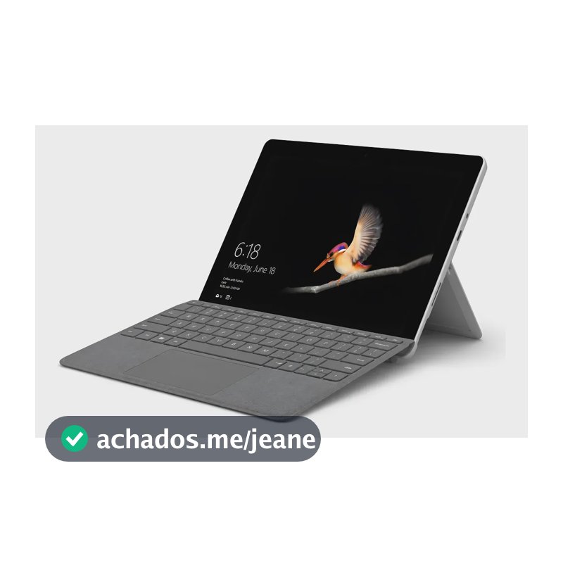 Tablet Microsoft Surface Go Pentium 4425y 4gb 64gb Teclado Prateado