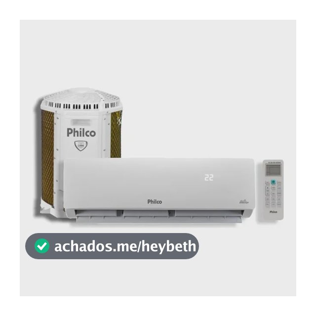 Ar Condicionado Inverter Philco 9000 Btus Frio 220v Pac9ft Branco 220v