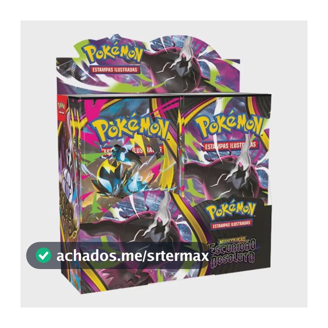 Cartas Pokémon Booster Escuridão Absoluta  144 Cards  Copag Português Pt-br
