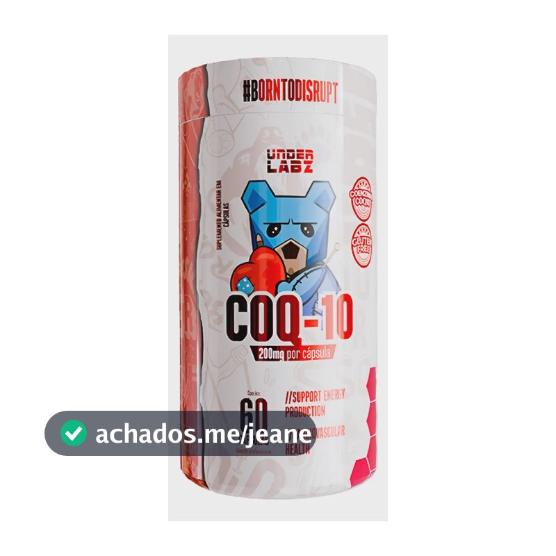 Coenzima Q10 Under Labz Coq10 200mg Suplemento 60 Cáps Coenzima Q10 200mg 60 Cáps