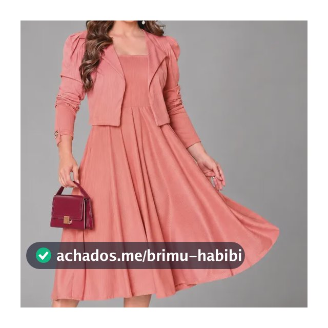 Conjunto Feminino Evangélico Luxo Elegante Canelado + Blazer