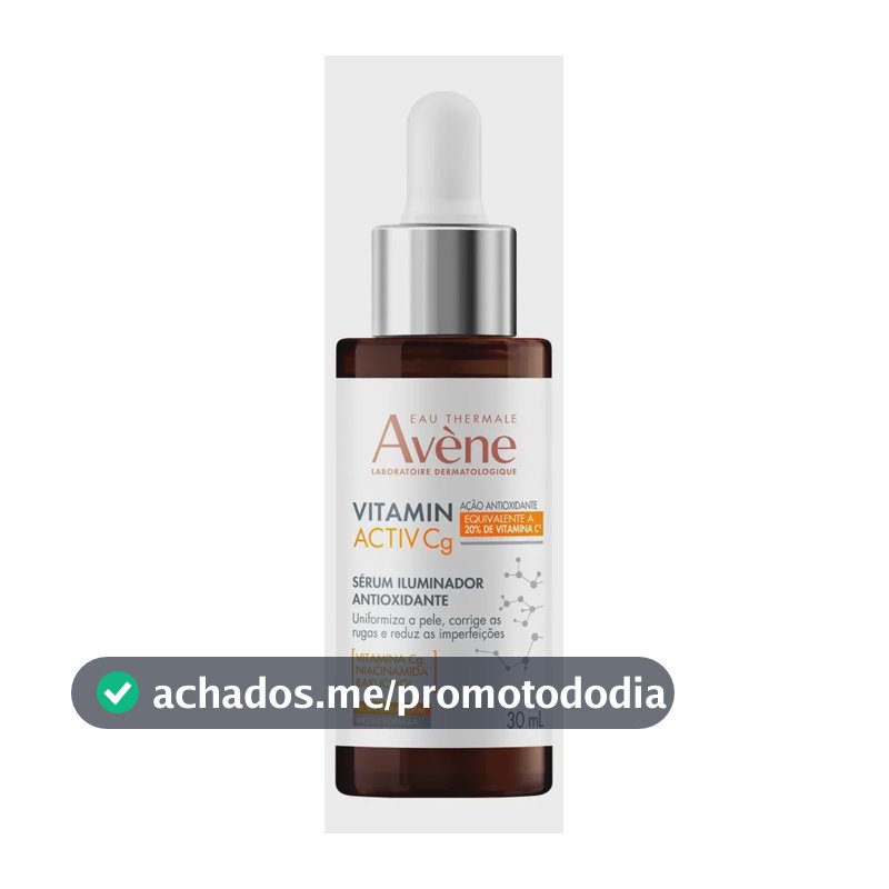 Serum Facial Iluminador Antioxidante Avène Vitamin Activ Cg 30ml