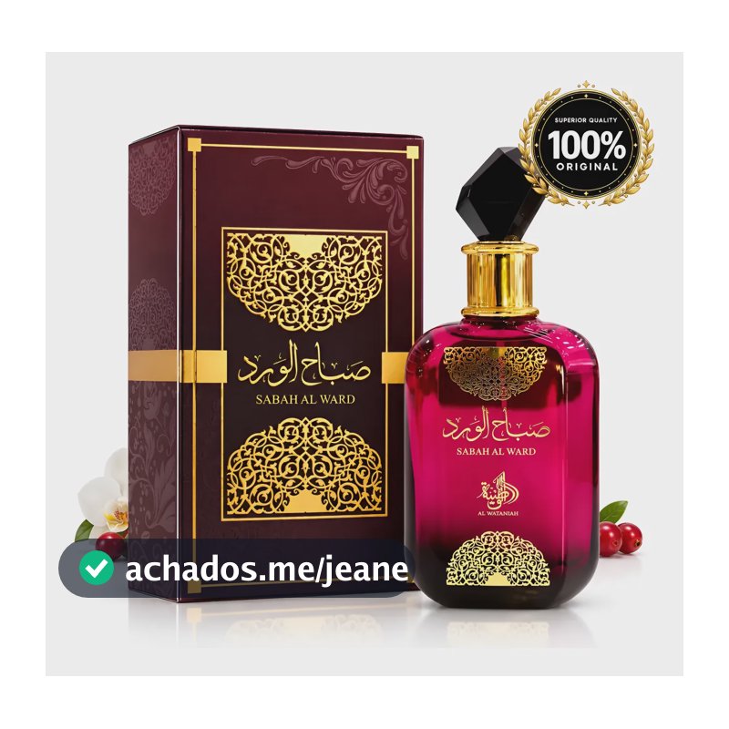 Perfume Al Wataniah Sabah Al Ward 100ml Feminino