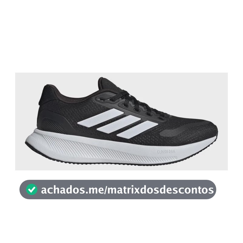 Tênis Corrida Runfalcon 5 adidas Preto 36 Br