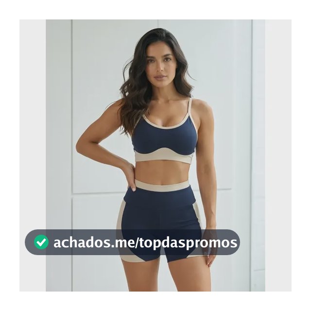 Conjunto Fitness Academia Treino Anatomico Top Duplo Recorte