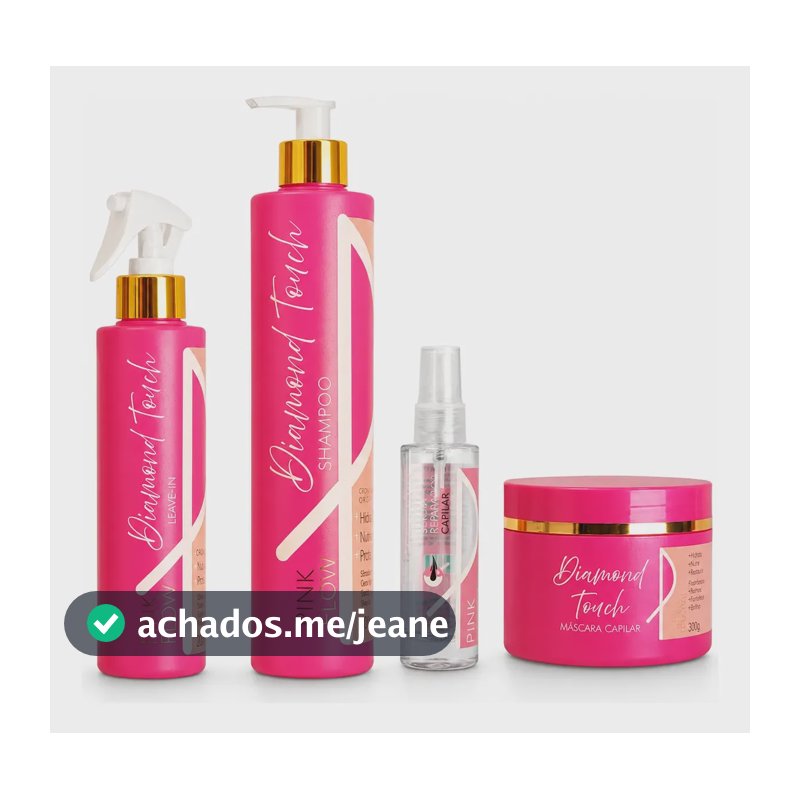 Máscara + Leave-in + Sérum + Shampoo Linha Profissional