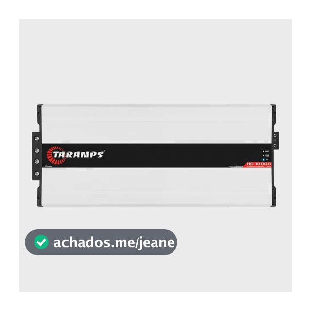 Módulo Taramps Automotivo Hd10.000w Amplificador 1 Ohm 10000w Rms