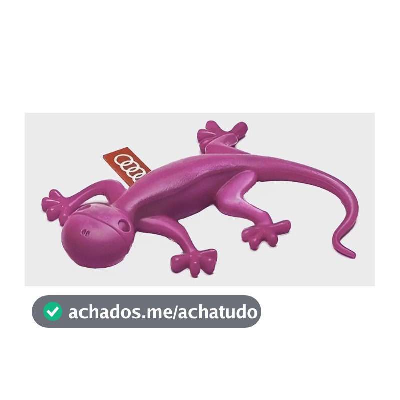Aromatizante Lagartixa Gecko Audi Cor Rosa
