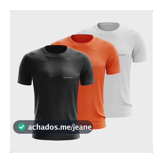 Kit 3 Camisas  Dry Fit Academia Esportiva Proteção Uv Fit