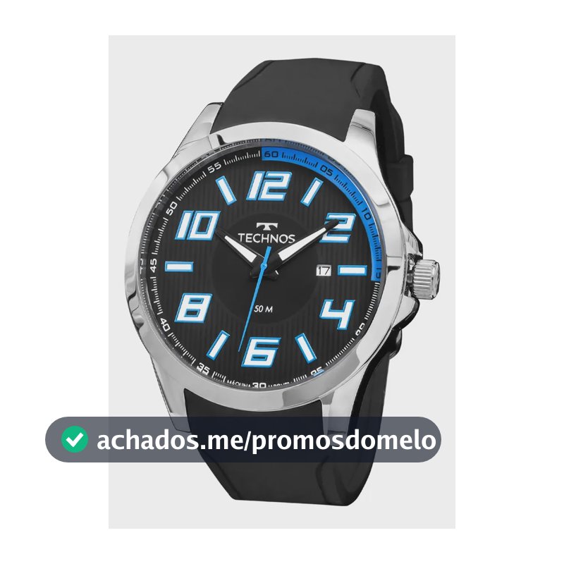 Relógio Masculino Technos Racer Preto 24h