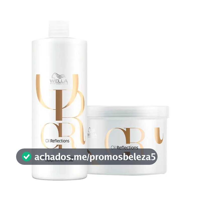 Kit Wella Professionals Oil Reflections Shampoo E Máscara