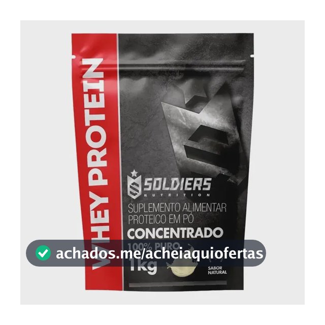 Whey Protein Concentrado 100% Puro - Soldiers Nutriton