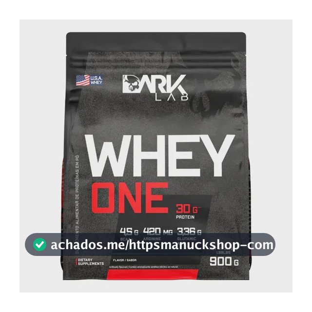Whey One Protein Proteína Sachê Refil 900g - Dark Lab Sabor Morango