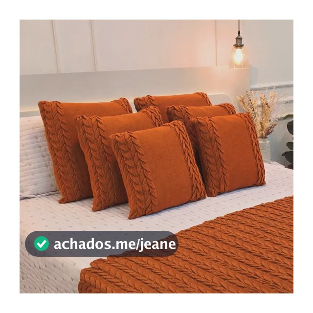 2 Capas Almofadas Tricot Sofá Cama Aconchego Home Decor 45cm