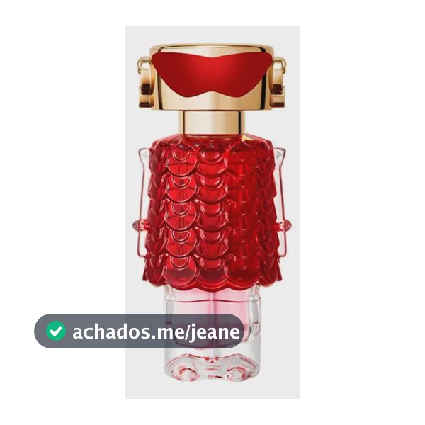 Perfume Feminino Rabanne Fame In Love Parfum Elixir 30ml Floral Frutado Morango Baunilha