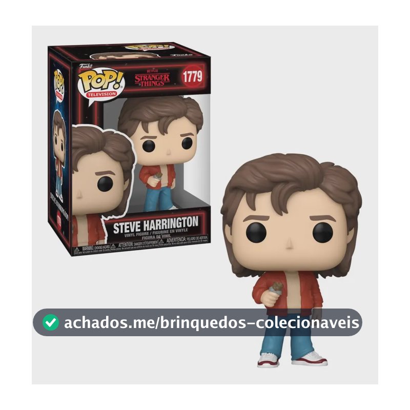 Boneco Funko Pop Netflix Stranger Things T5 Steve Harrington