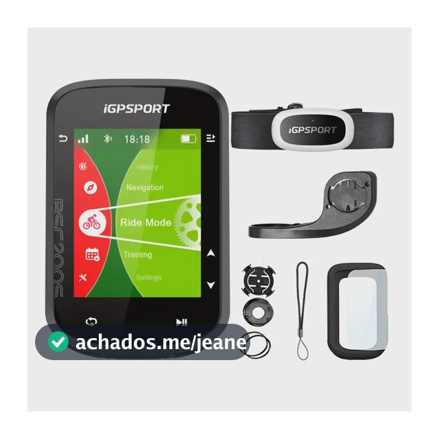 Gps Ciclocomputador Igpsport Bsc200s Bike + Cinta Cardiaca