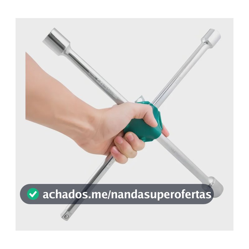 Chave De Roda Em Cruz Com Quadrado De 1/2 Pol.-sata-st48101s