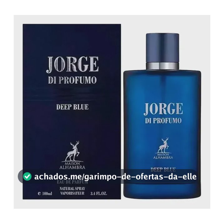 Perfume Jorge Di Profumo Deep Blue Maison Alhambra Edp 100ml
