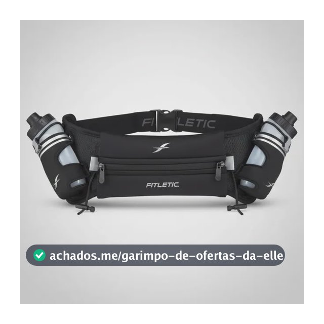 Cinto Hidratação Fitletic Preto - Corrida E Trail