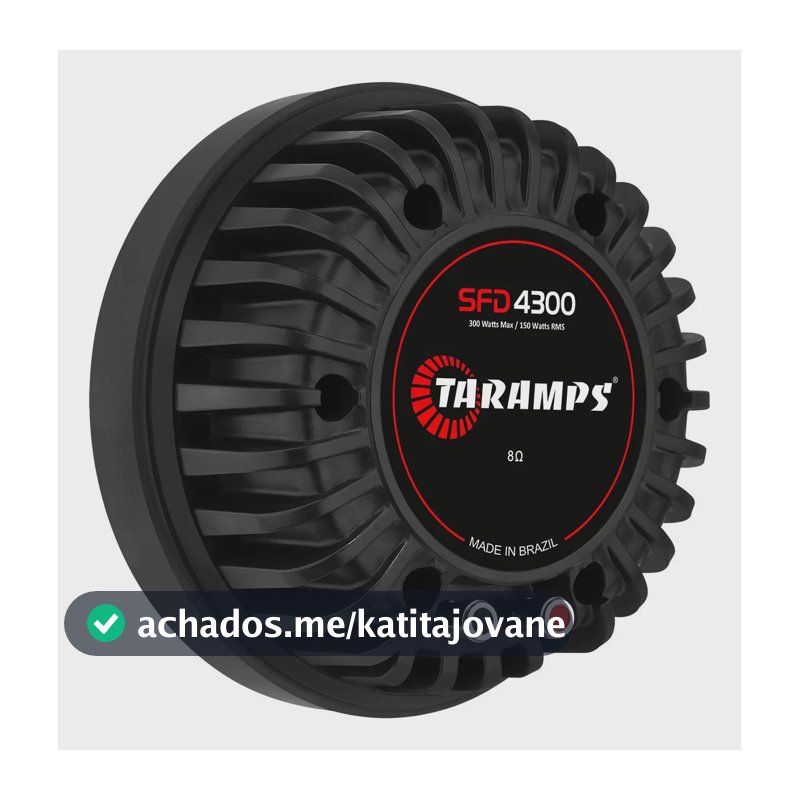 Driver Taramps Sfd 4300 Fenólico Corneta 150 Watts Rms 8 Oh Preto