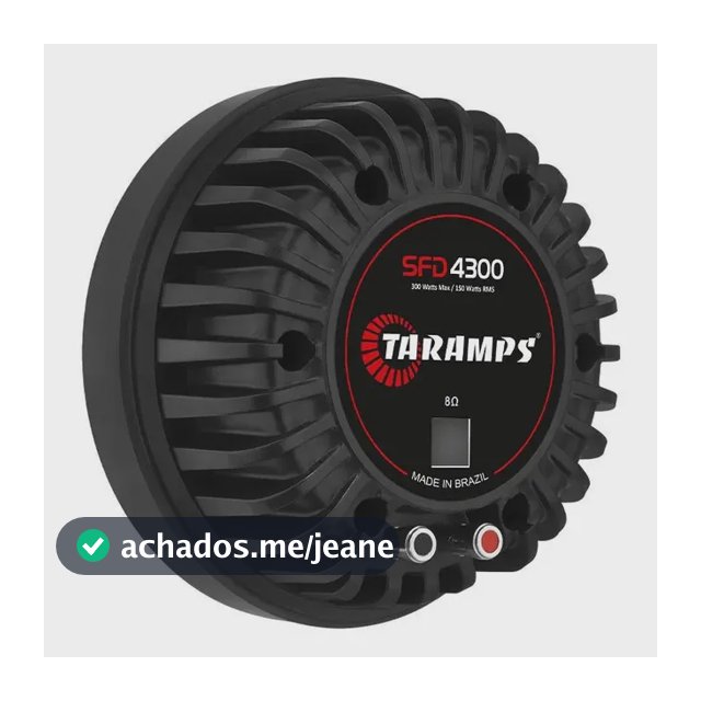 Driver Taramps Sfd4300 8ohms 300w Corneta Som Automotivo
