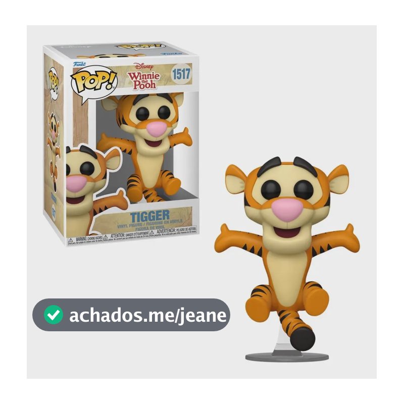 Boneco Funko Pop! Disney O Ursinho Pooh - Tigrão