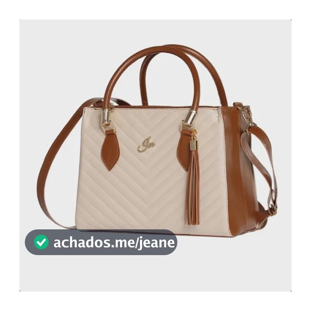 Bolsa Feminina Bicolor Bolsa Transversal E De Mão Promoção