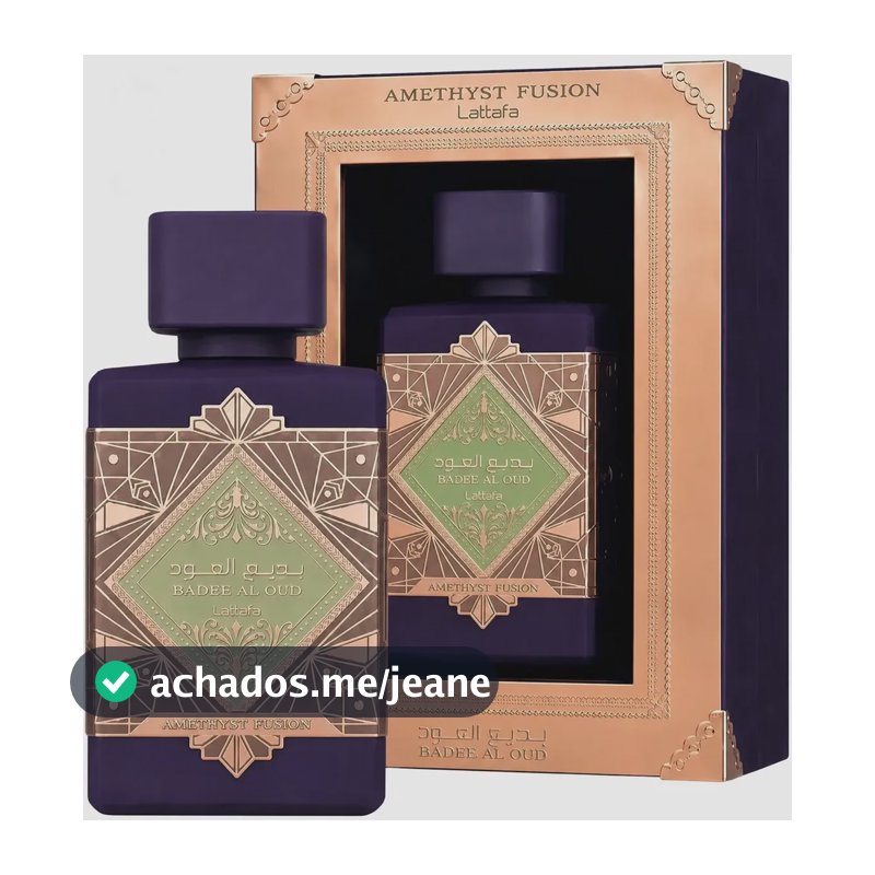 Perfume Lattafa Badee Al Oud Amethyst fusion Edp 100ml