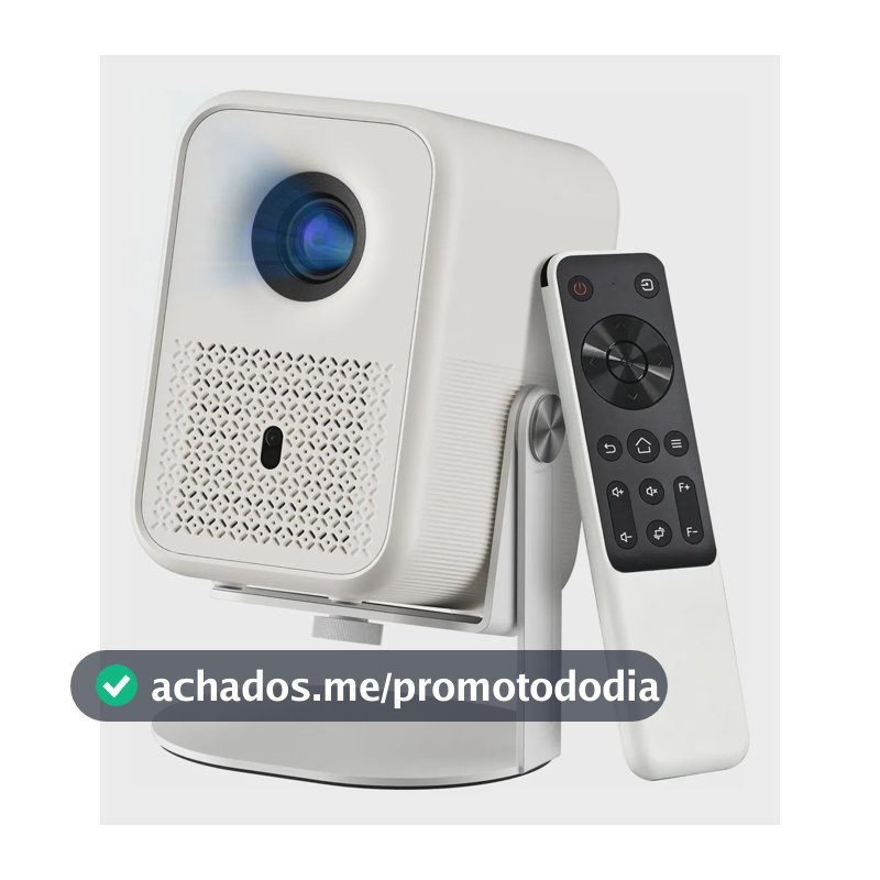 Projetor Basike 4K Portátil com Wi-Fi, Bluetooth e Resolução 1080P