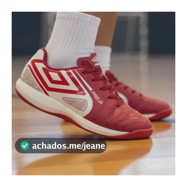 Tênis Futsal Infantil Umbro Pro 5 Jr Cherry Club Series Vermelho Cereja 36 Br