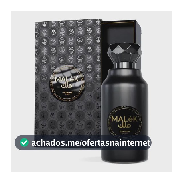 Perfume Árabe Mawwal Malek Unissex 100ml Eau De Parfum