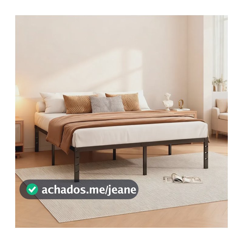 Estrutura Clássica Para Cama De Casal Vifit Preto Hot Wheels