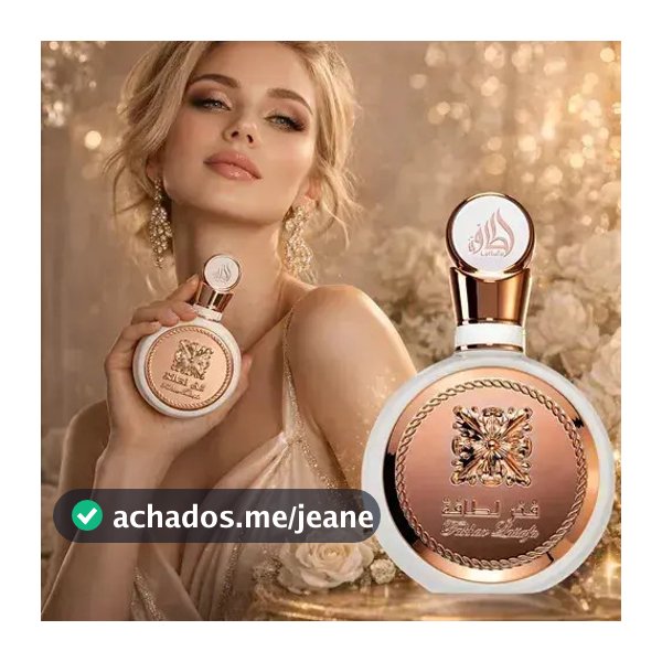 Perfume Árabe Fakhar Rose Lattafa Sereia Feminino 100ml Eau De Parfum
