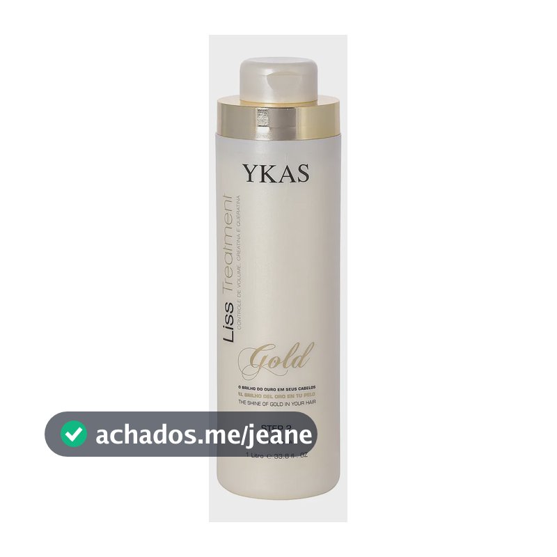 Escova Progressiva Ykas Gold Máscara Texturizadora 1 Litro