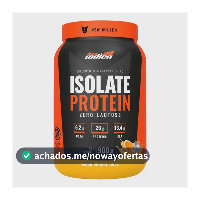 Whey Isolado 900g Suco de Laranja - New Millen