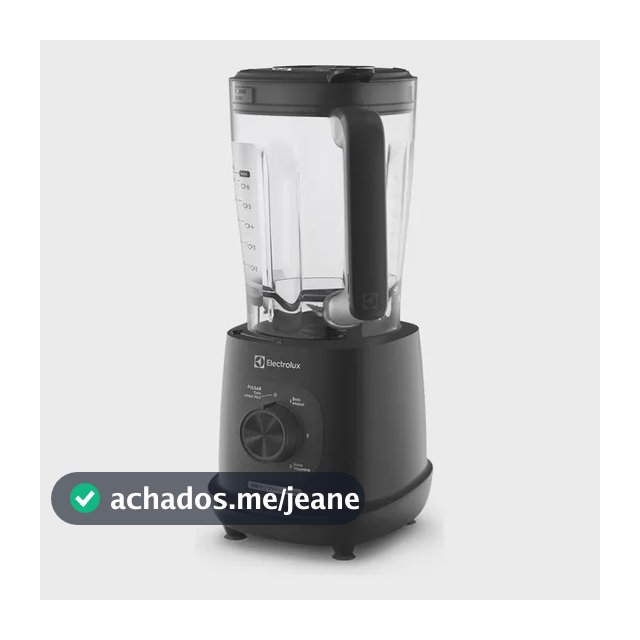 Liquidificador Electrolux 600W de Potência com 2.7 Litros de Capacidade 3 Velocidades Lâmina TriForce e Pés Antiderrapantes EBL700 Preto