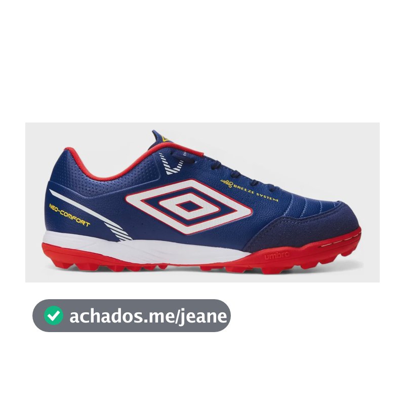 Chuteira Society Masculina E Feminina Neo-comfort Umbro Mescla Magenta/vermelho/branco 42 Br