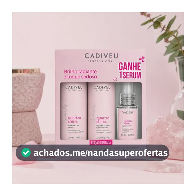 Cadiveu Professional Kit Quartzo Shine (3 Produtos)