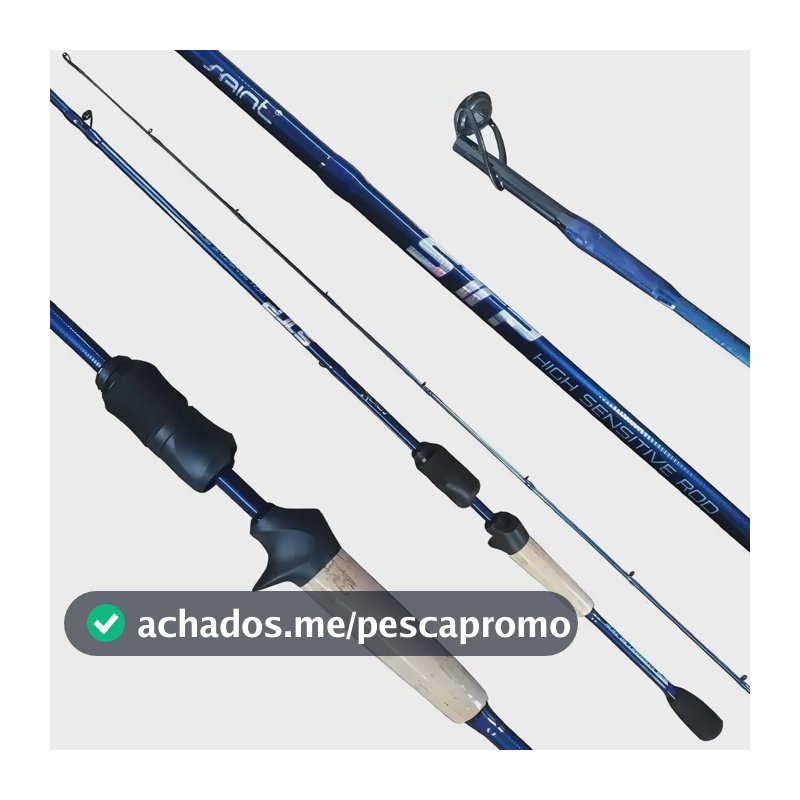 Vara De Pesca Stp 581 Bc 3-8 Lbs Saint Plus - Carretilha