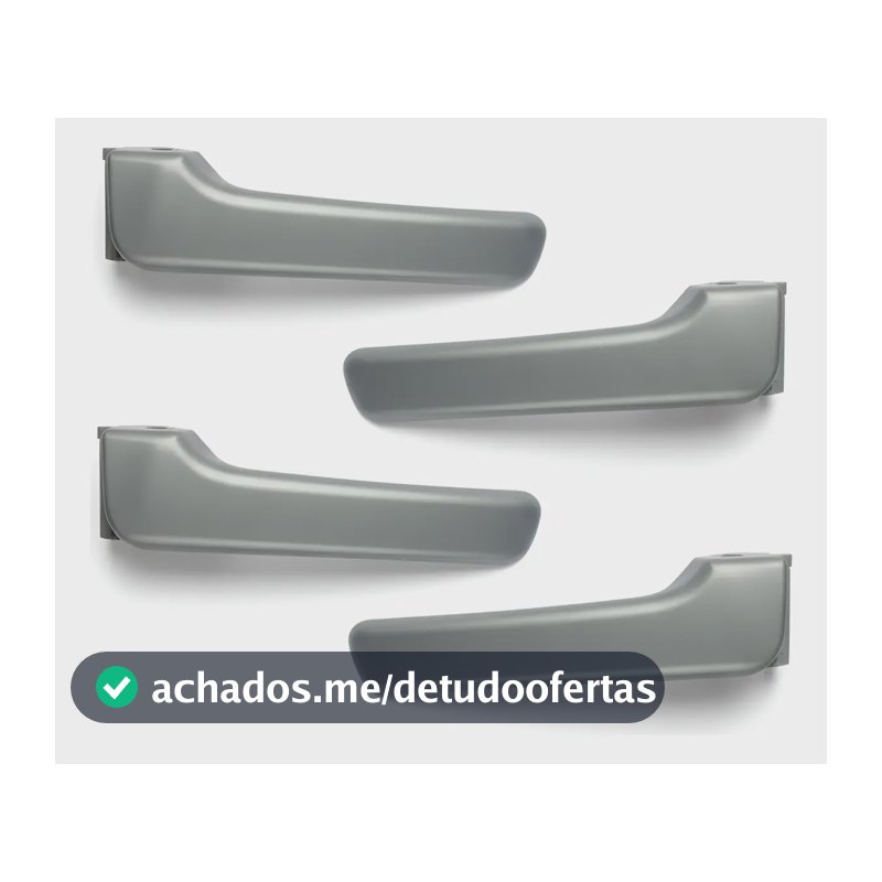 4 Puxador Maçaneta Interna Porta Honda Civic 2001/2006 Ex Lx Prateado Dianteira/traseira