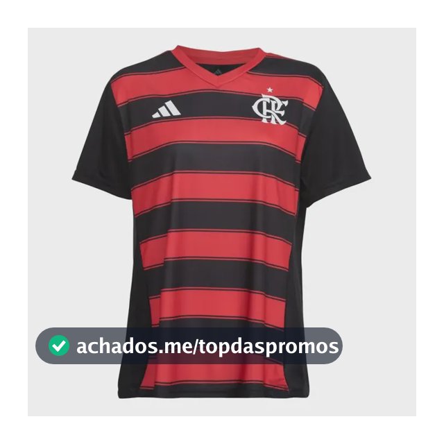 Camisa I Torcedor Cr Flamengo 25 Preto / Black / Red adidas