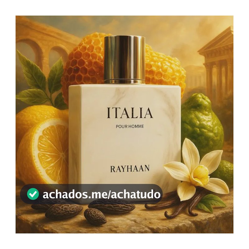 Perfume Rayhaan Itália EDP 100ml Fragrância Unissex